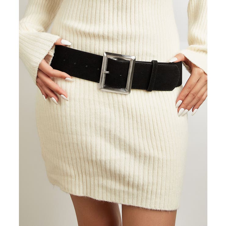 ブラック | ベルト レディース ジーンズ | ninon