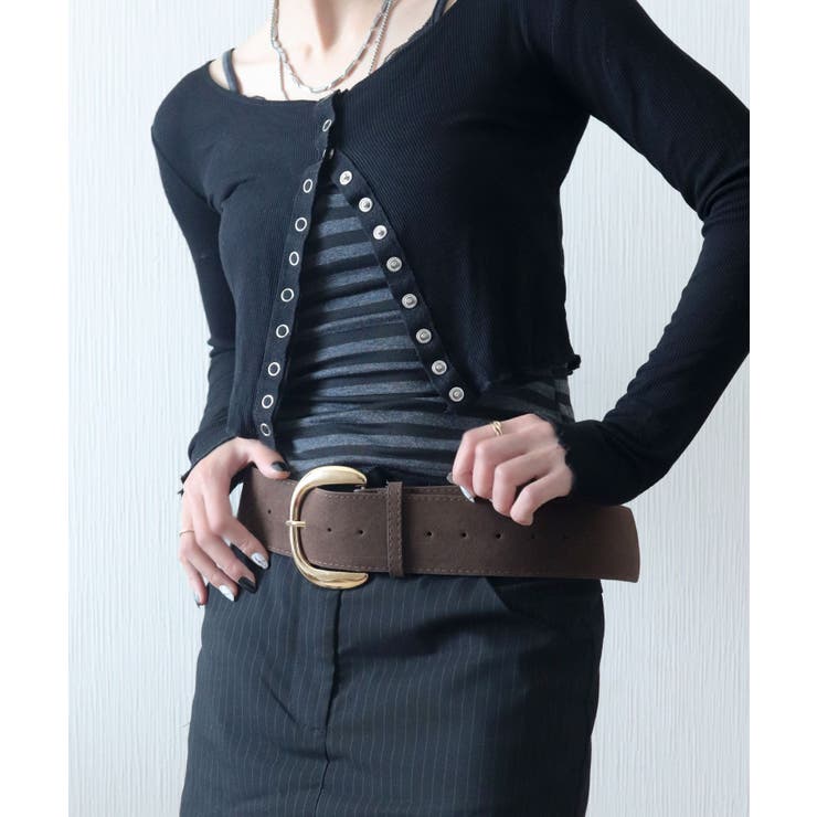 GD/モカ | ベルト レディース 太 | ninon