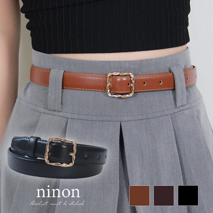ベルト レディース 細 | ninon | 詳細画像1 