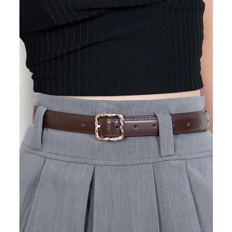 モカ | ベルト レディース 細 | ninon