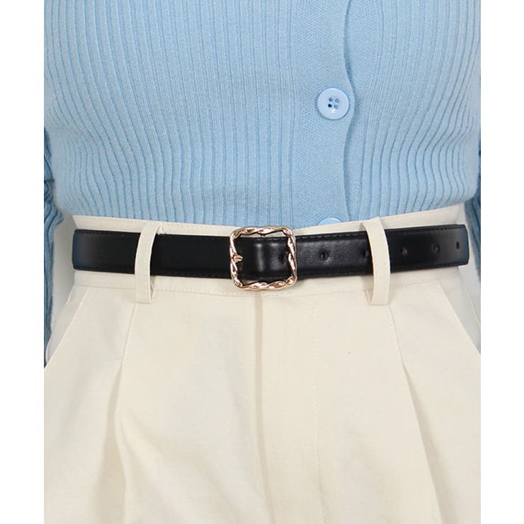 ブラック | ベルト レディース 細 | ninon