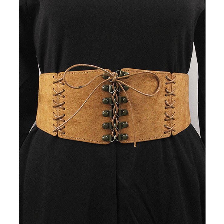 キャメル | ウエストベルト ベルト レディース | ninon