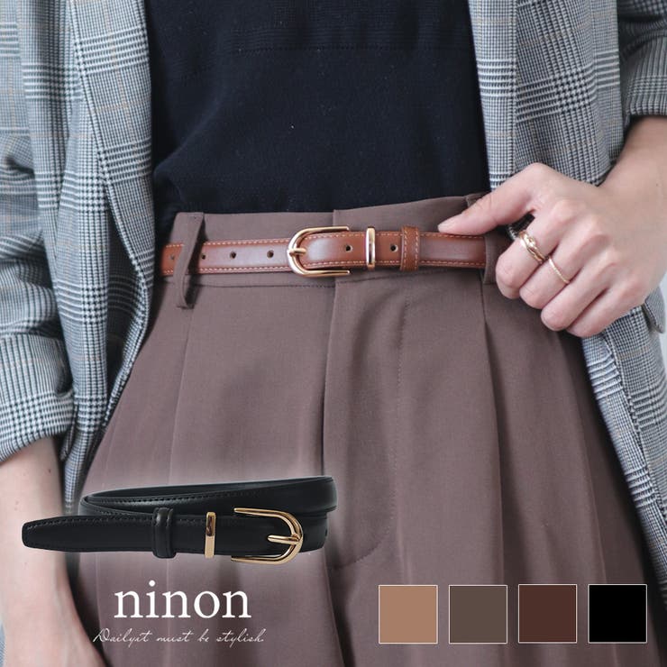 ベルト レディース 牛革 | ninon | 詳細画像1 