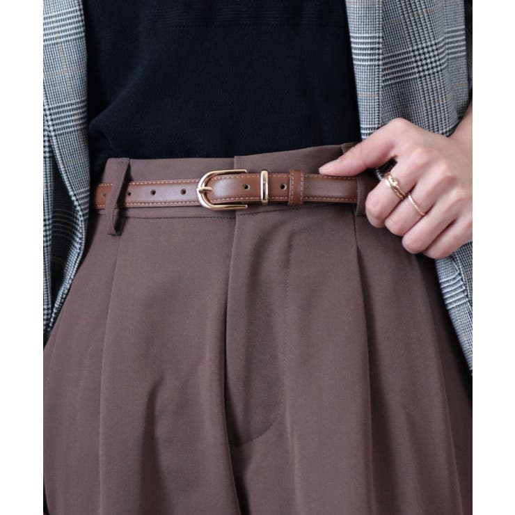 ブラウン | ベルト レディース 牛革 | ninon