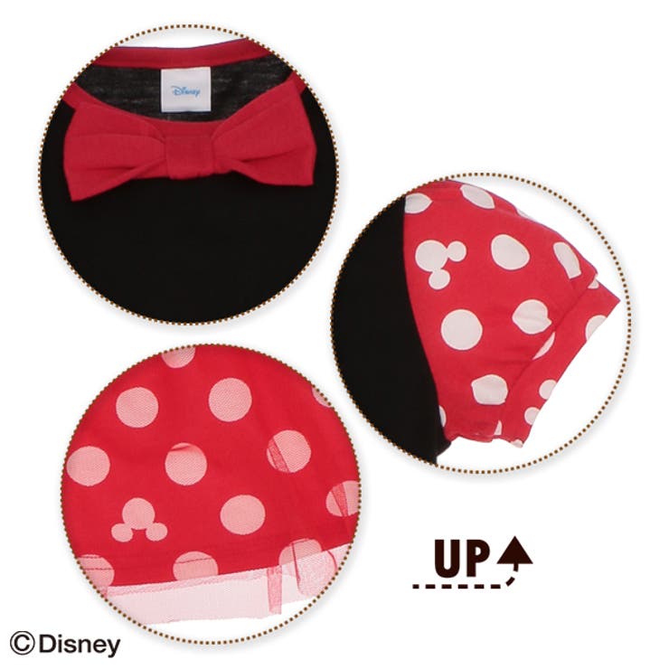 ミニーなりきりチュール付きワンピース 品番 Nmyk 西松屋 ニシマツヤ のキッズファッション通販 Shoplist ショップリスト