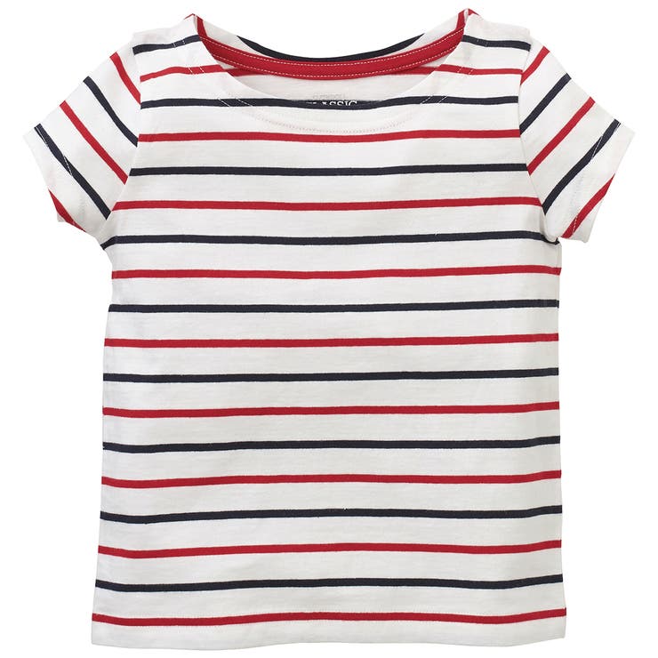 Efc ボーダー半袖ｔシャツ 80cm 90cm 95cm 女の子 品番 Nmyk 西松屋 ニシマツヤ のキッズファッション通販 Shoplist ショップリスト