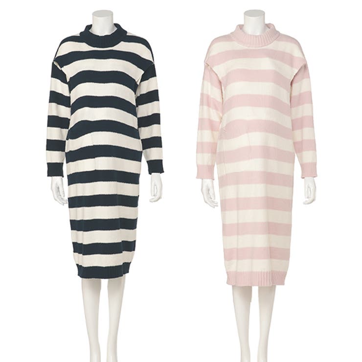 授乳口付きモールニットボーダールームワンピース 品番 Nmyk 西松屋 ニシマツヤ のキッズファッション通販 Shoplist ショップリスト