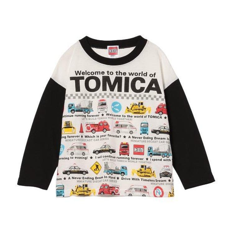 トミカのりものプリント長袖tシャツ 品番 Nmyk 西松屋 ニシマツヤ のキッズファッション通販 Shoplist ショップリスト