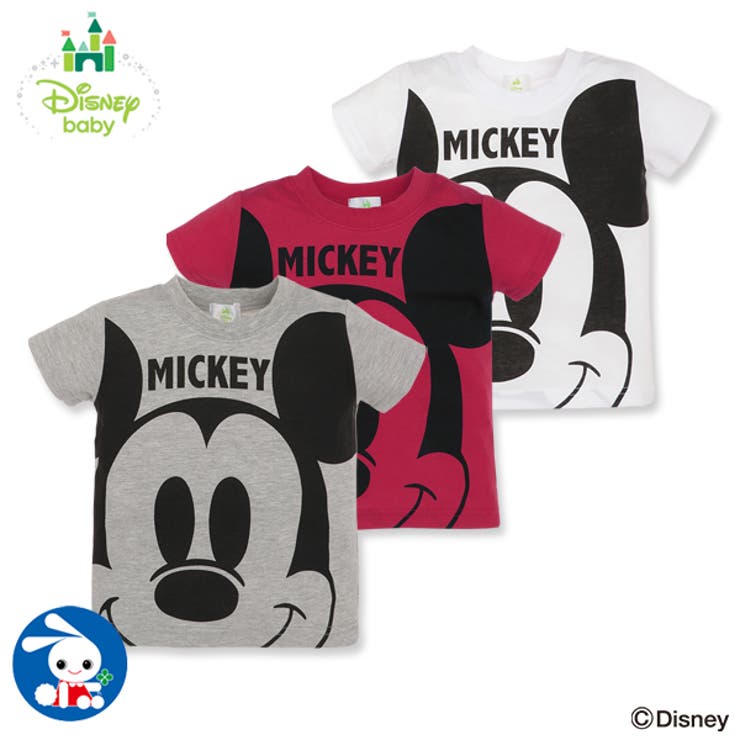 ミッキービッグフェイス半袖tシャツ 品番 Nmyk 西松屋 ニシマツヤ のキッズファッション通販 Shoplist ショップリスト