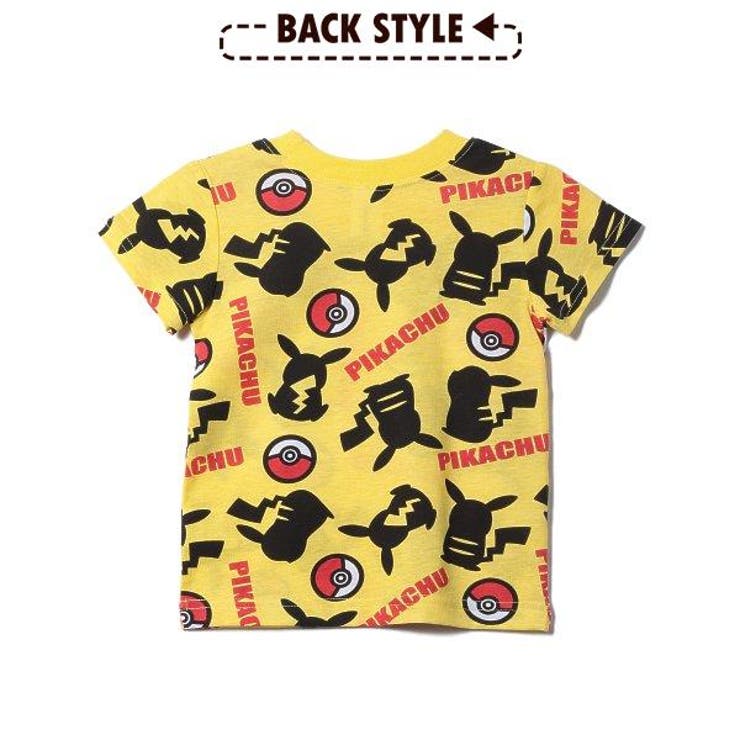 ピカチュウ総柄半袖tシャツ 品番 Nmyk 西松屋 ニシマツヤ のキッズファッション通販 Shoplist ショップリスト
