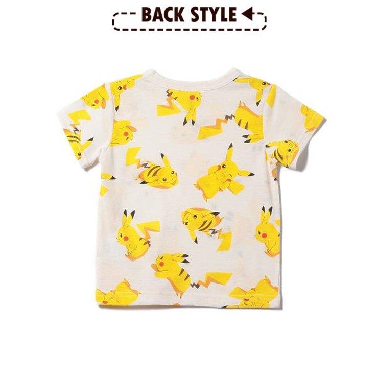 ピカチュウ総柄半袖tシャツ 品番 Nmyk 西松屋 ニシマツヤ のキッズファッション通販 Shoplist ショップリスト