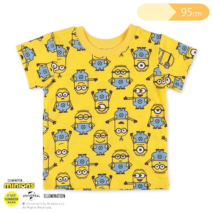 ミニオンズ総柄半袖tシャツ 品番 Nmyk 西松屋 ニシマツヤ のキッズファッション通販 Shoplist ショップリスト