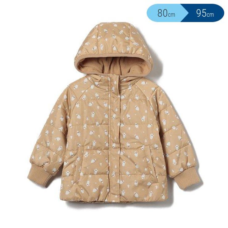 裏フリースくま総柄ジャケット 品番 Nmyk 西松屋 ニシマツヤ のキッズファッション通販 Shoplist ショップリスト