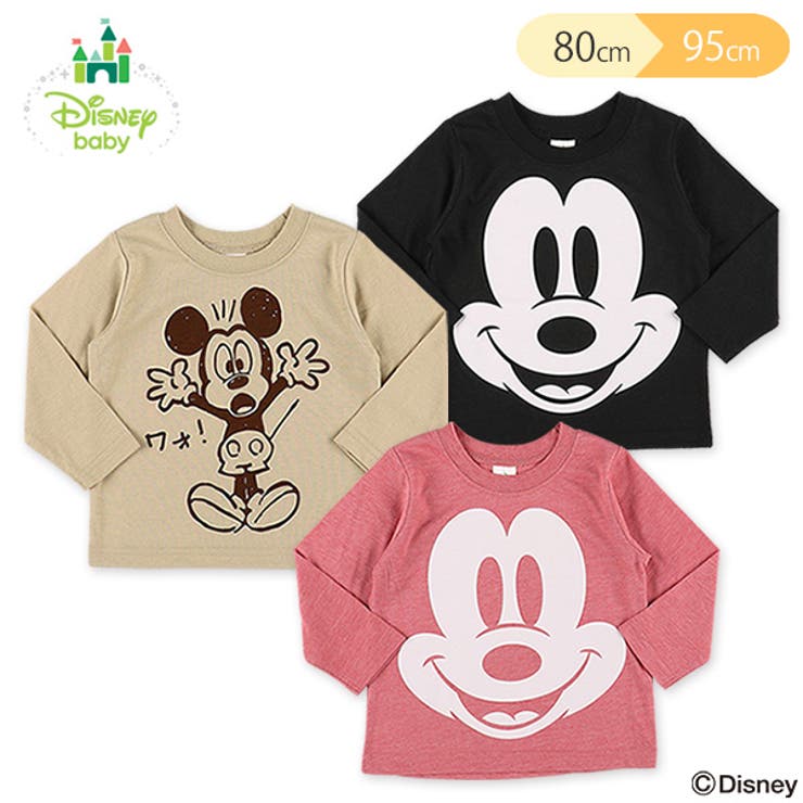 ディズニー Bigミッキー長袖tシャツ 品番 Nmyk 西松屋 ニシマツヤ のキッズファッション通販 Shoplist ショップリスト