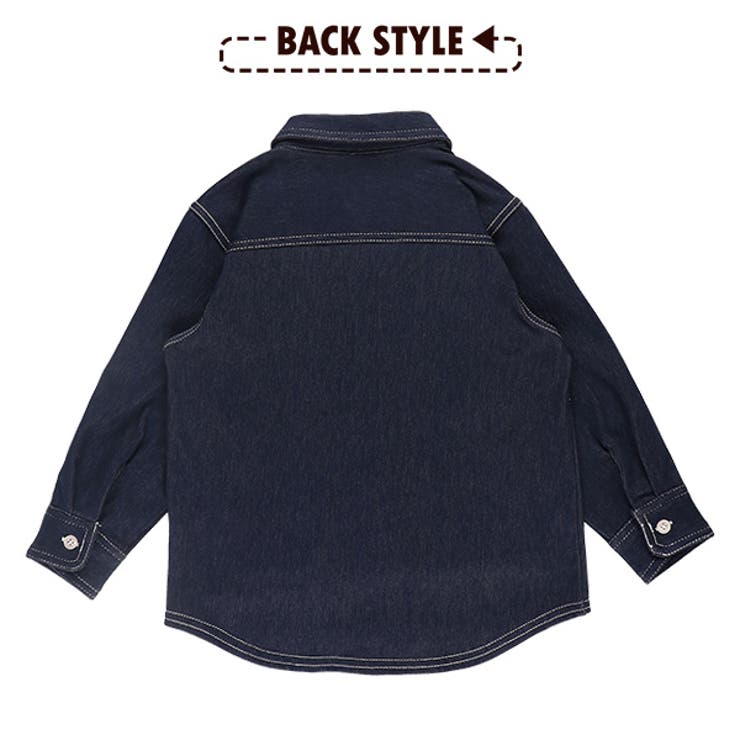 ストレッチニットデニムシャツ 品番 Nmyk 西松屋 ニシマツヤ のキッズファッション通販 Shoplist ショップリスト