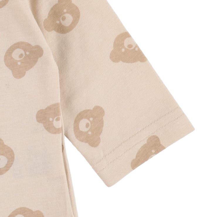 くま総柄プリント長袖tシャツ 品番 Nmyk 西松屋 ニシマツヤ のキッズファッション通販 Shoplist ショップリスト