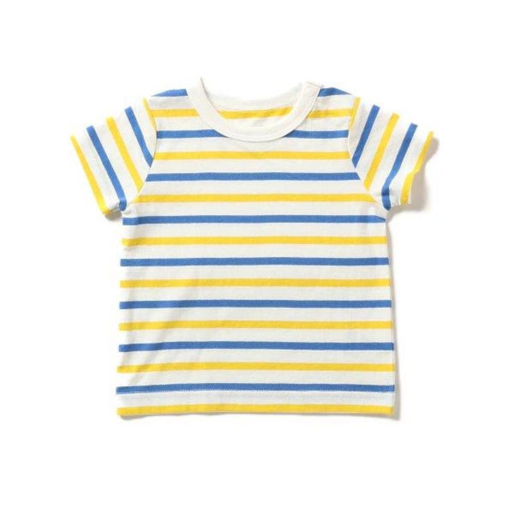 先染めマルチボーダー半袖tシャツ 品番 Nmyk004 西松屋 ニシマツヤ のキッズファッション通販 Shoplist ショップリスト