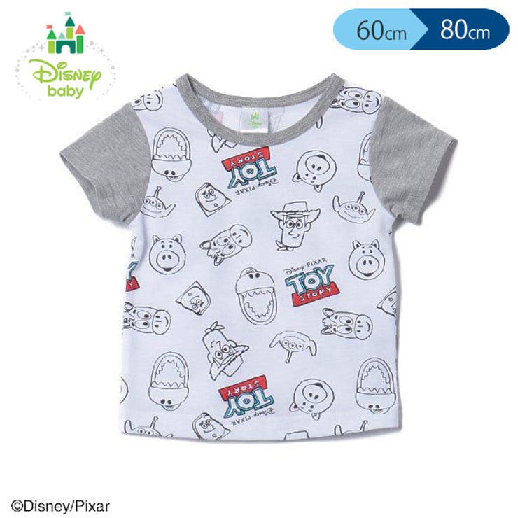 ディズニー トイストーリー 総柄半袖tシャツ 品番 Nmyk 西松屋 ニシマツヤ のキッズファッション通販 Shoplist ショップリスト