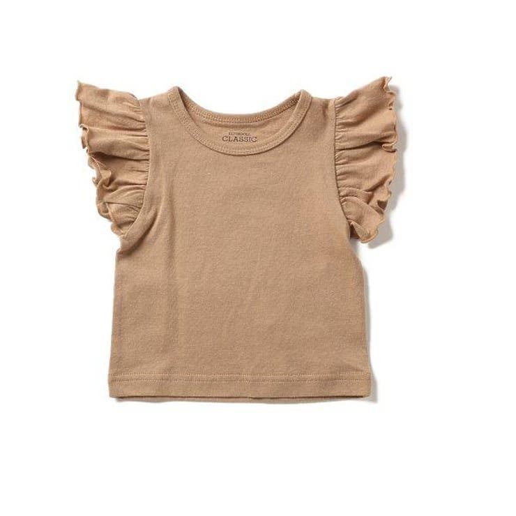 無地袖フリル半袖tシャツ 品番 Nmyk 西松屋 ニシマツヤ のキッズファッション通販 Shoplist ショップリスト