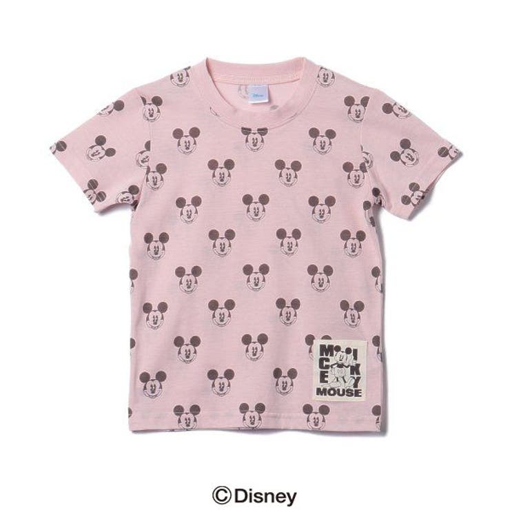 ディズニー ミッキーフェイス総柄半袖tシャツ 品番 Nmyk 西松屋 ニシマツヤ のキッズファッション通販 Shoplist ショップリスト