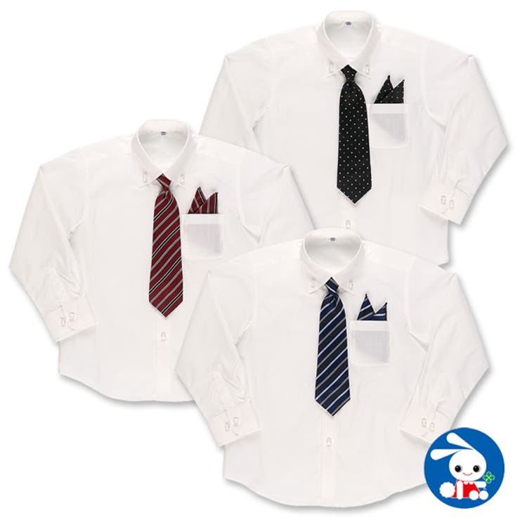 ブロードネクタイ付き長袖tシャツ 品番 Nmyk 西松屋 ニシマツヤ のキッズファッション通販 Shoplist ショップリスト