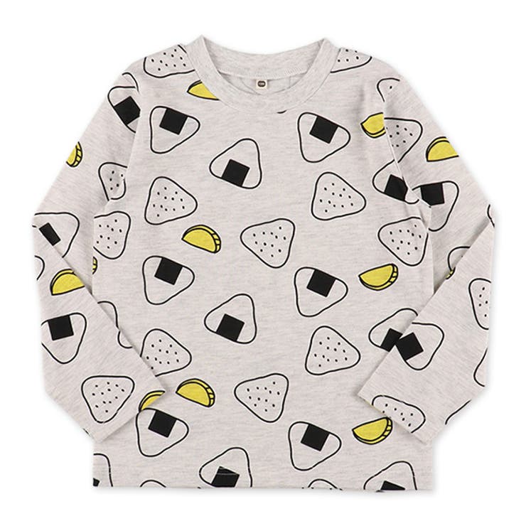 おにぎり総柄長袖tシャツ 品番 Nmyk 西松屋 ニシマツヤ のキッズファッション通販 Shoplist ショップリスト