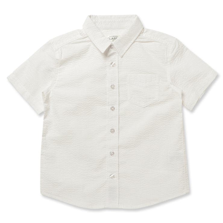 無地カラーシャツ ホワイト ネイビー 品番 Nmyk 西松屋 ニシマツヤ のキッズファッション通販 Shoplist ショップリスト