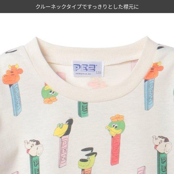 Pez総柄 ロゴ半袖tシャツ 品番 Nmyk 西松屋 ニシマツヤ のキッズファッション通販 Shoplist ショップリスト