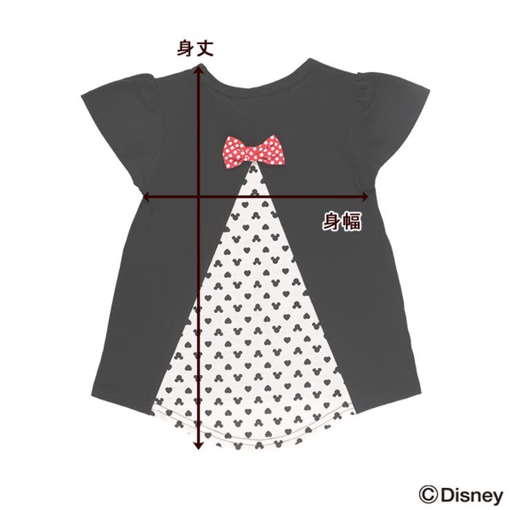 バックシャンミニー箔プリント 半袖tシャツ 品番 Nmyk 西松屋 ニシマツヤ のキッズファッション通販 Shoplist ショップリスト