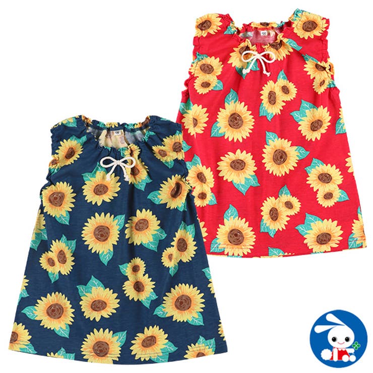 ひまわり総柄タンクトップ 品番 Nmyk 西松屋 ニシマツヤ のキッズファッション通販 Shoplist ショップリスト