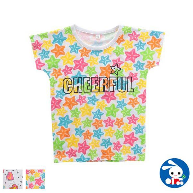 カラフル総柄半袖tシャツ 品番 Nmyk 西松屋 ニシマツヤ のキッズファッション通販 Shoplist ショップリスト