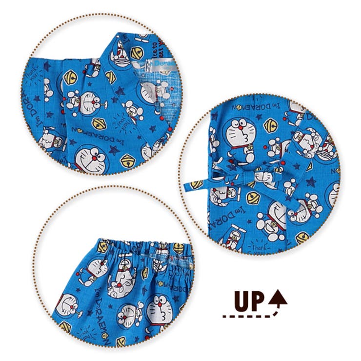 日本製生地 ドラえもん総柄甚平 品番 Nmyk 西松屋 ニシマツヤ のキッズファッション通販 Shoplist ショップリスト