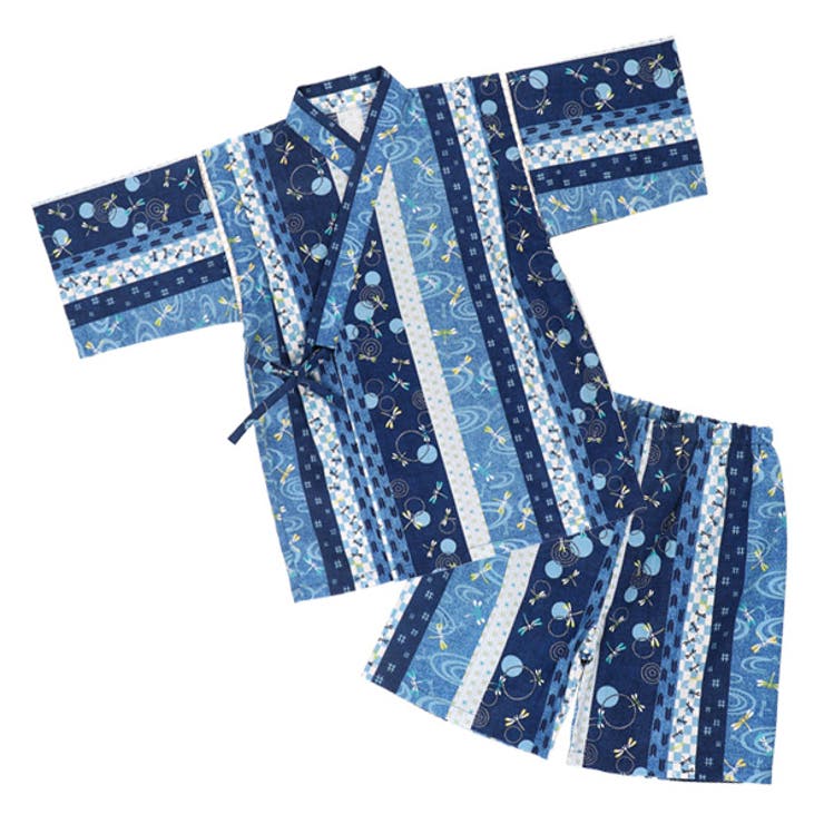 日本製生地 ストライプ トンボ柄甚平 品番 Nmyk 西松屋 ニシマツヤ のキッズファッション通販 Shoplist ショップリスト