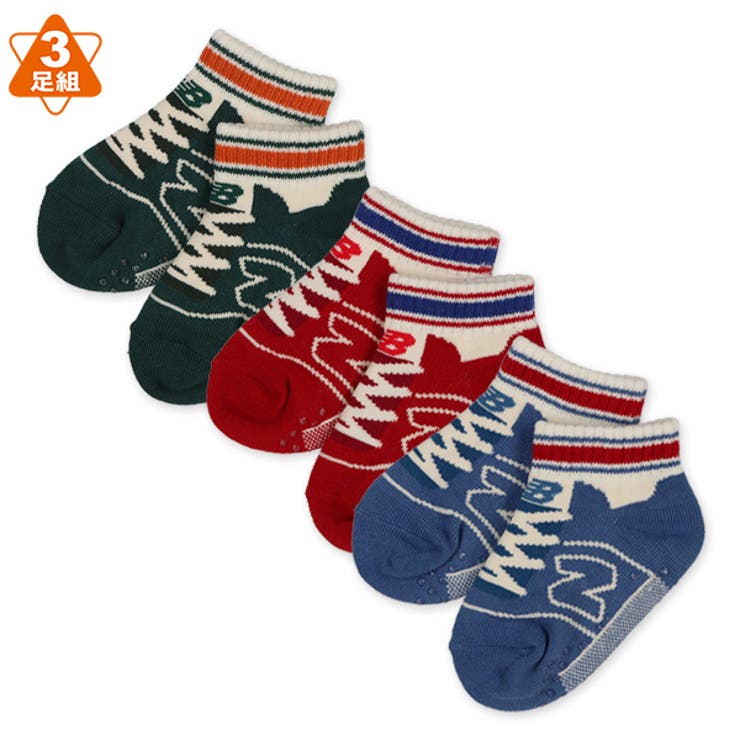 New Balance 3足組ベビーローカットソックス 品番 Nmyk 西松屋 ニシマツヤ のキッズファッション通販 Shoplist ショップリスト