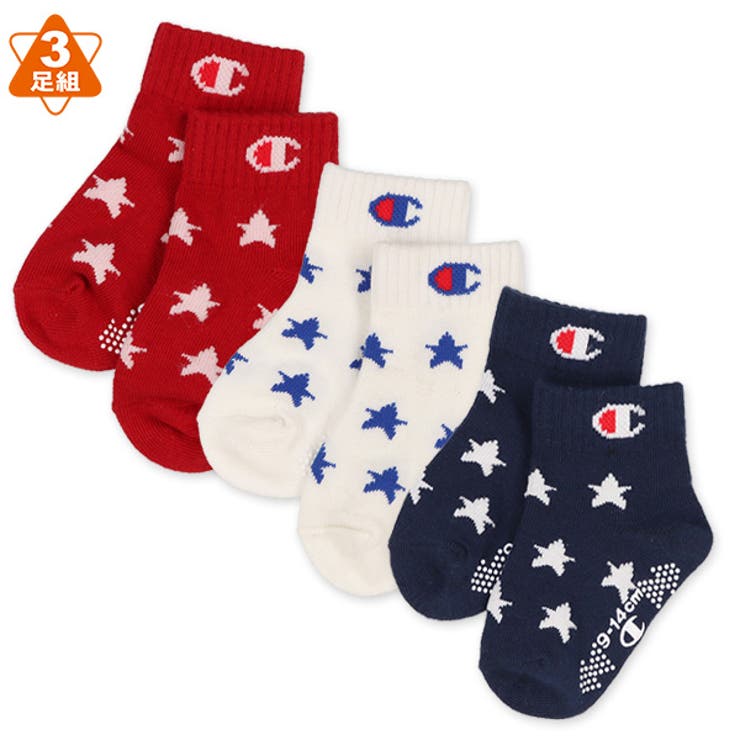 Champion 3足組ベビーローカットソックス 品番 Nmyk 西松屋 ニシマツヤ のキッズファッション通販 Shoplist ショップリスト