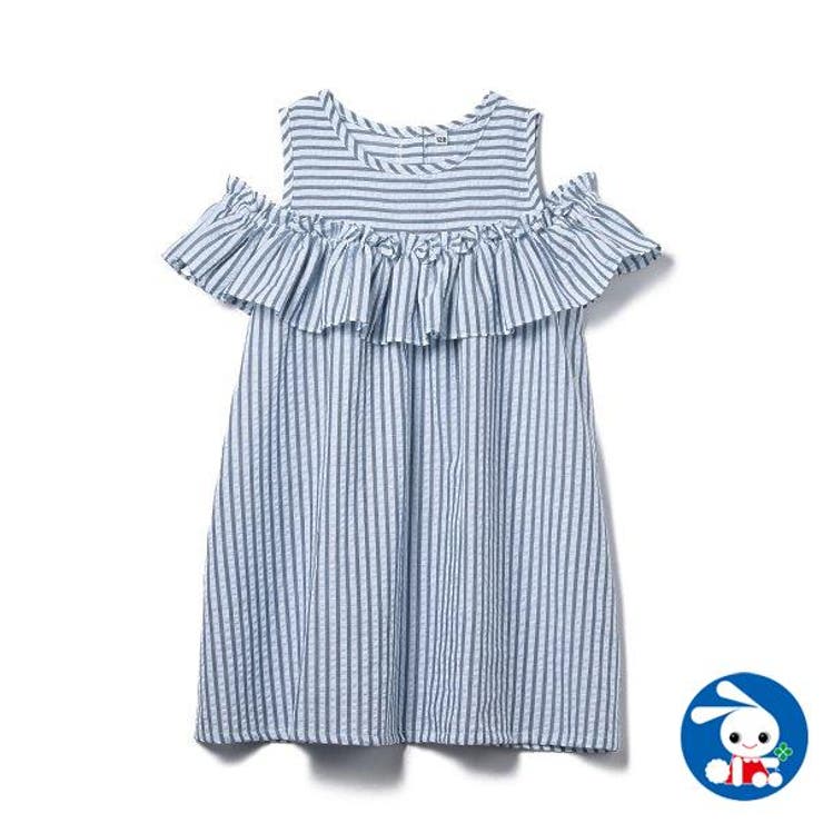肩開きストライプワンピース 品番 Nmyk 西松屋 ニシマツヤ のキッズファッション通販 Shoplist ショップリスト