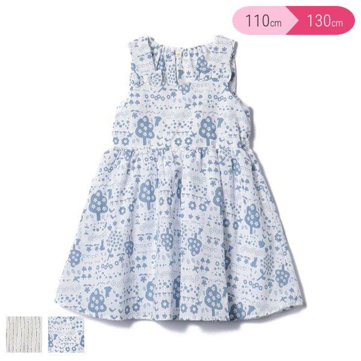 ストライプ 総柄ノースリーブワンピース 品番 Nmyk 西松屋 ニシマツヤ のキッズファッション通販 Shoplist ショップリスト