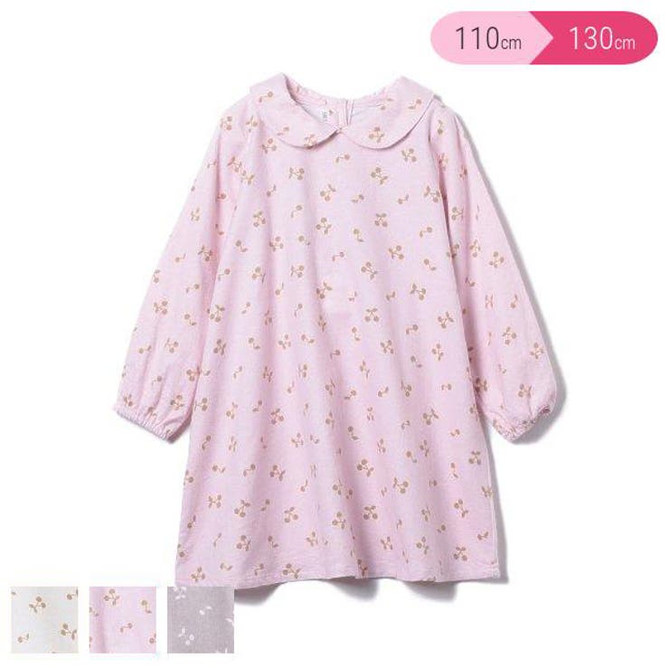 チェリー総柄ネル起毛ワンピース 品番 Nmyk 西松屋 ニシマツヤ のキッズファッション通販 Shoplist ショップリスト
