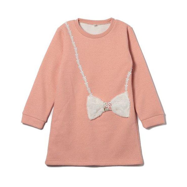 裏シャギーファーリボン付きワンピース 品番 Nmyk 西松屋 ニシマツヤ のキッズファッション通販 Shoplist ショップリスト
