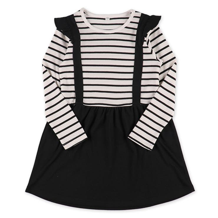 サスペンダー風ボーダーワンピース 品番 Nmyk 西松屋 ニシマツヤ のキッズファッション通販 Shoplist ショップリスト