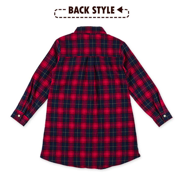 Efc 格子柄シャツワンピース 品番 Nmyk 西松屋 ニシマツヤ のキッズファッション通販 Shoplist ショップリスト