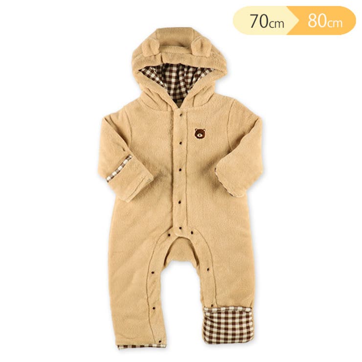 くまチェックヅカイバギーオール 品番 Nmyk 西松屋 ニシマツヤ のキッズファッション通販 Shoplist ショップリスト