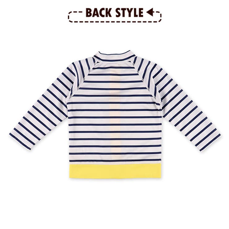 ボーダーカラー切り替え長袖ラッシュガード 品番 Nmyk 西松屋 ニシマツヤ のキッズ ファッション通販 Shoplist ショップリスト