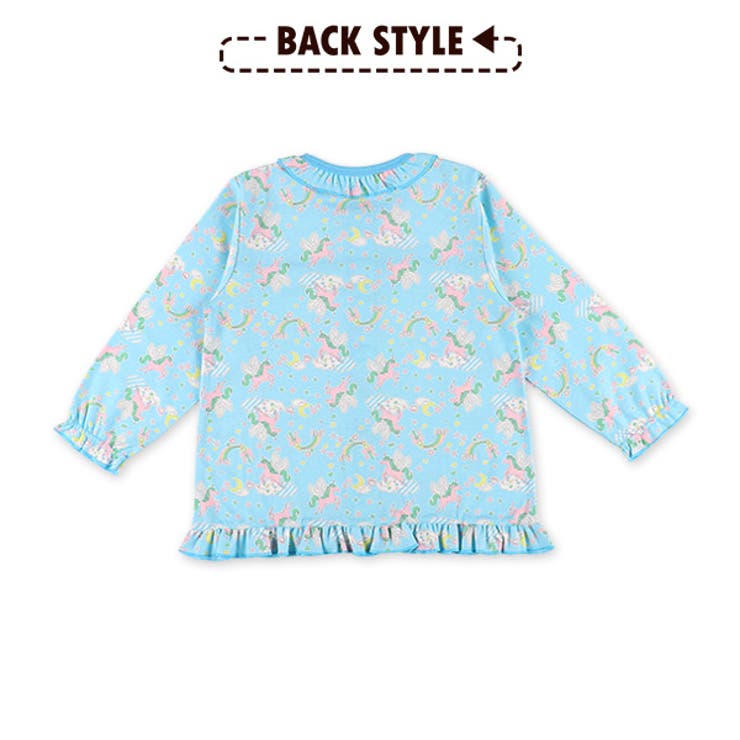 前開きフリル付き長袖パジャマ 品番 Nmyk 西松屋 ニシマツヤ のキッズファッション通販 Shoplist ショップリスト