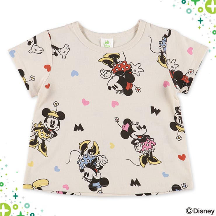 ディズニー ミッキー ミニー総柄半袖tシャツ 品番 Nmyk 西松屋 ニシマツヤ のキッズファッション通販 Shoplist ショップリスト