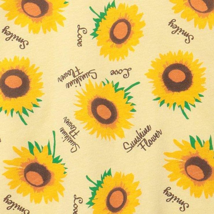 ひまわり柄半袖tシャツ 品番 Nmyk 西松屋 ニシマツヤ のキッズファッション通販 Shoplist ショップリスト