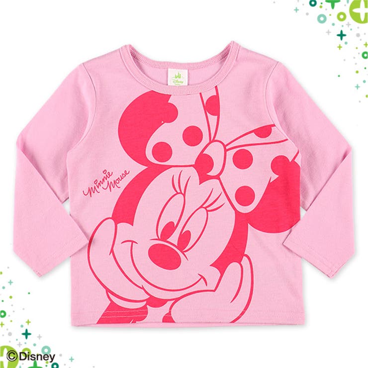 ミニーbigフェイス長袖tシャツ 品番 Nmyk 西松屋 ニシマツヤ のキッズファッション通販 Shoplist ショップリスト
