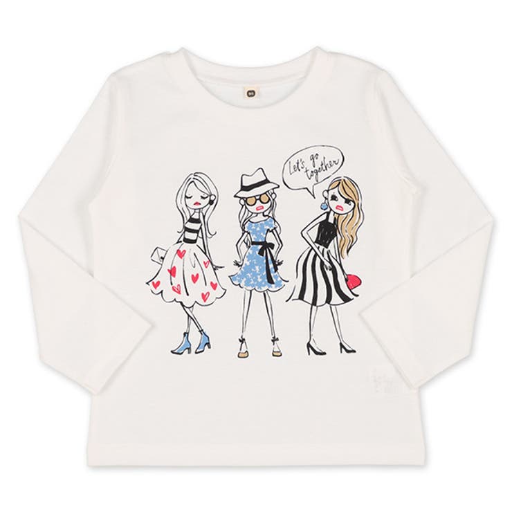 おしゃれガールズ長袖tシャツ 品番 Nmyk 西松屋 ニシマツヤ のキッズファッション通販 Shoplist ショップリスト
