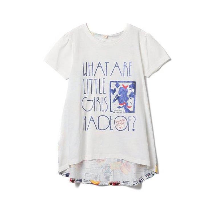 英字ロゴガールシルエット半袖tシャツ 品番 Nmyk 西松屋 ニシマツヤ のキッズファッション通販 Shoplist ショップリスト