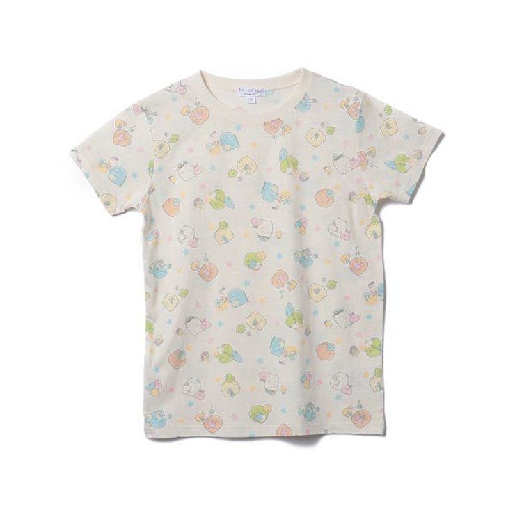 すみっコぐらし総柄半袖tシャツ 品番 Nmyk 西松屋 ニシマツヤ のキッズファッション通販 Shoplist ショップリスト